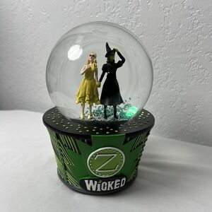 Vintage 2003 VHTF Wicked Musical Snow Globe One Short Day Works RARE